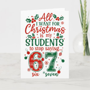 Tarjeta Todo lo que Quiero para Navidad es que mis Estudia