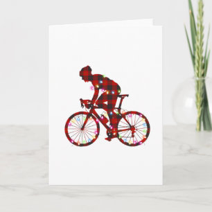 Tarjeta todo lo que quiero para navidad es una bicicleta n