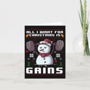 Tarjeta Todo Lo Que Quiero Para Navidades Es Ganar mamáes 