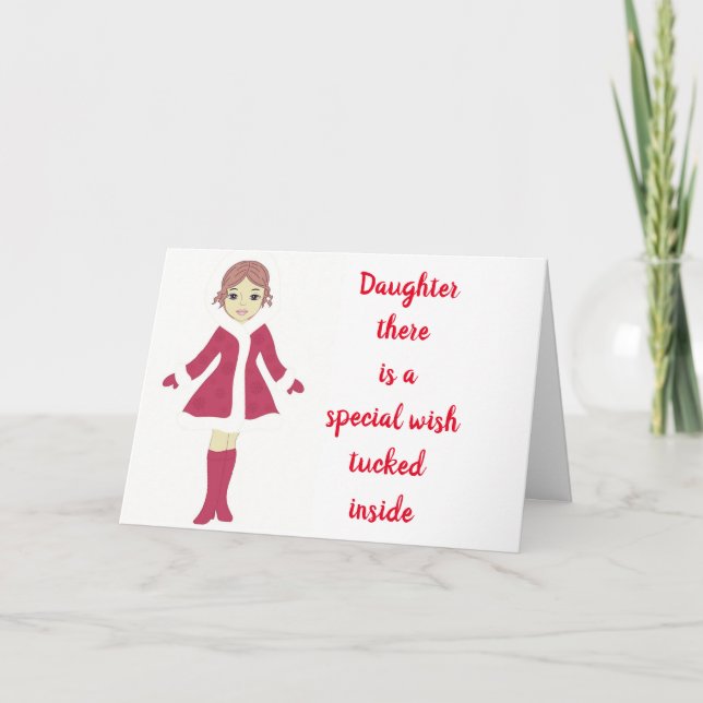TARJETA TODO LO QUE TE HACE FELIZ **HIJA** (Anverso)