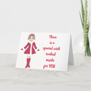 TARJETA "TODO LO QUE TE HACE FELIZ*LOS DESEOS DE LOS NAVID