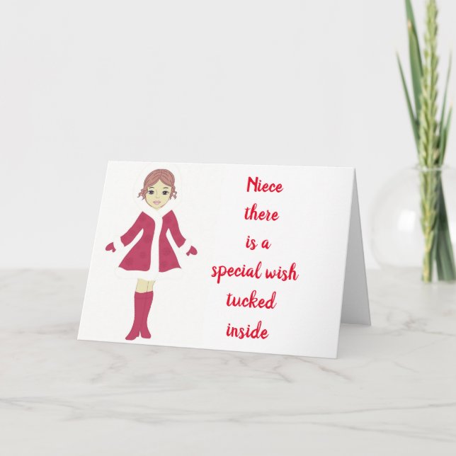 TARJETA TODO LO QUE TE HACE FELIZ **NIECE** (Anverso)