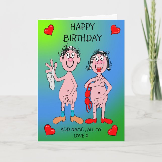 Tarjeta Todo mi cumpleaños de amor (Anverso)