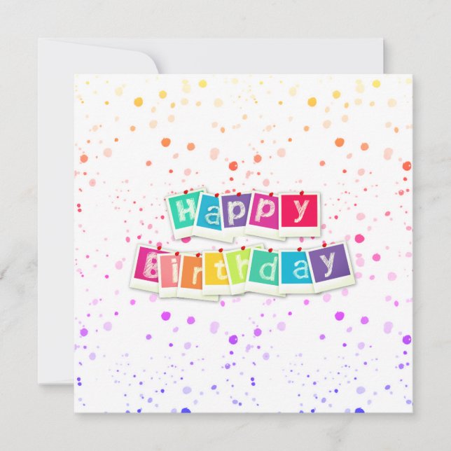 Tarjeta Todo propiedad al cumpleaños (Anverso)