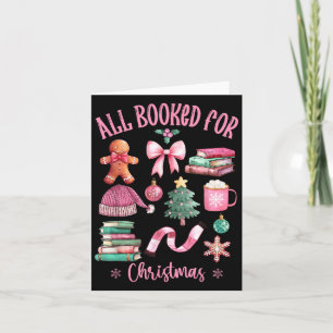 Tarjeta Todo Reservado Para Navidades De Xmas Rosa