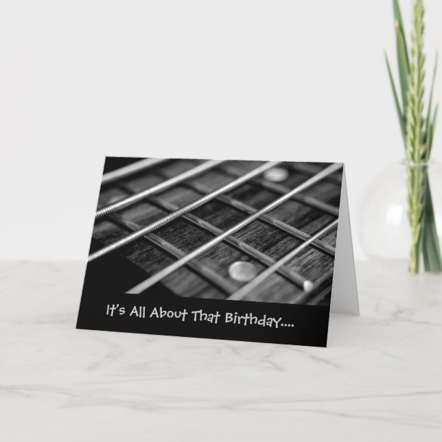 Tarjeta Todo se trata de ese cumpleaños... quiero decir... (Anverso)