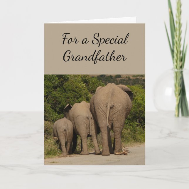 Tarjeta Todo sobre el Día del Padre Especial de la Familia (Anverso)