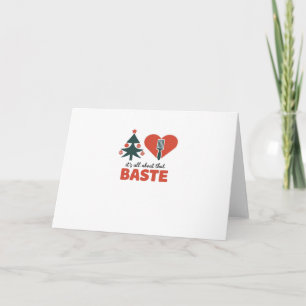 Tarjeta Todo Sobre Ese Clásico Navidad Baste