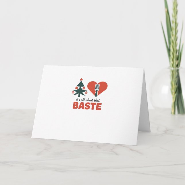 Tarjeta Todo Sobre Ese Clásico Navidad Baste (Anverso)