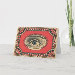 Tarjeta todopoderoso ojo de la sabiduría