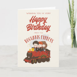 Tarjeta Todos a bordo del Hogwarts Express Magical Birthda