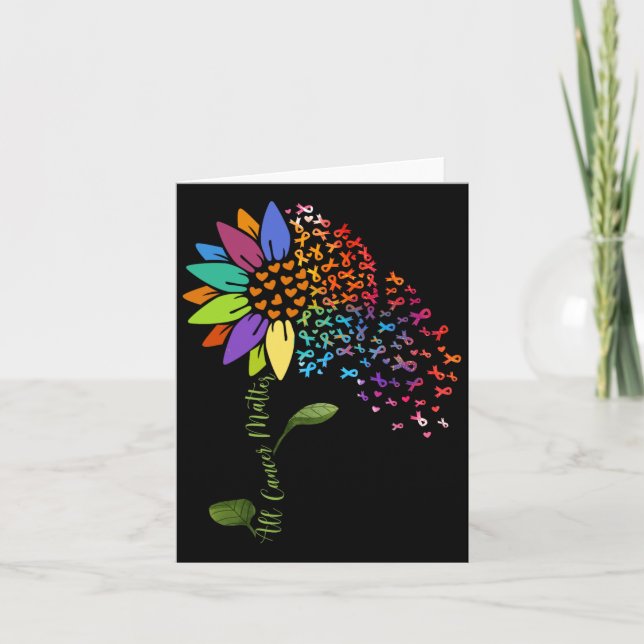 Tarjeta Todos los casos de cáncer importan la Cinta de Gir (Anverso)