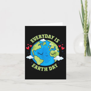 Tarjeta Todos los días el Día de la Tierra celebra el ambi