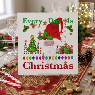 Tarjeta Todos los Días Es Navidad