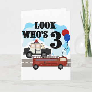 Tarjeta Todos los días Héroes 3er cumpleaños camisetas y r