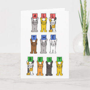 Tarjeta Todos los mejores gatos Personalizados
