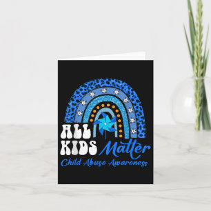 Tarjeta Todos los niños - Awaren por el abuso infantil con