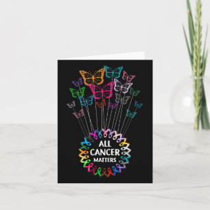 Tarjeta Todos los problemas de cáncer mariposas Cancion Wo