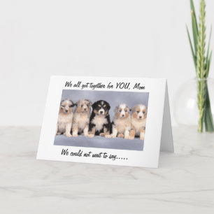 TARJETA TODOS NOS REUNIMOS PARA EL DÍA DE LA MADRE (PUPS)