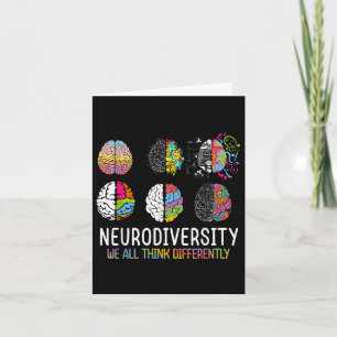 Tarjeta Todos Pensamos Que La Neurodiversidad Es Un Auti D