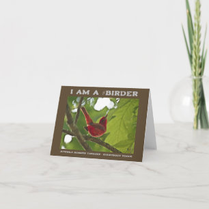 Tarjeta Todos Vogue Juvenile Summer Tanager Observador de