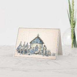 Tarjeta Toile | Chinoiserie Natividad