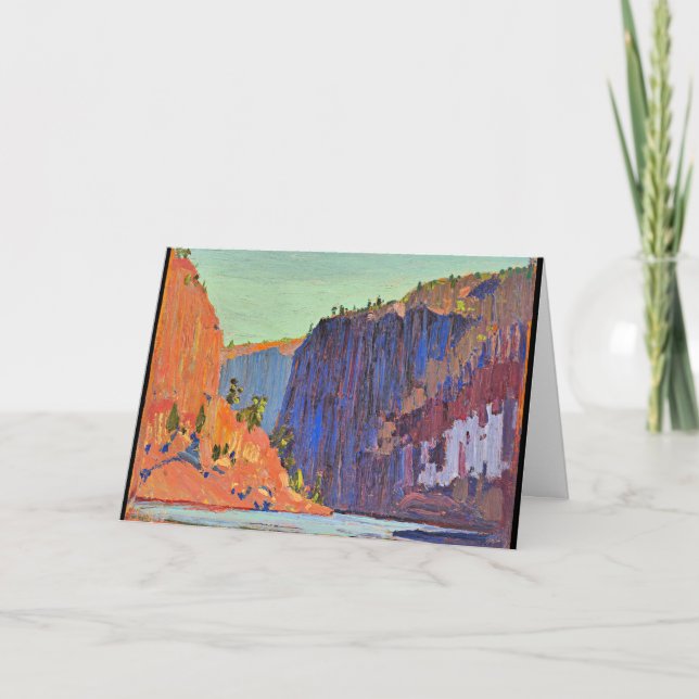 Tarjeta Tom Thomson - Gargantas de Petawawa (Anverso)