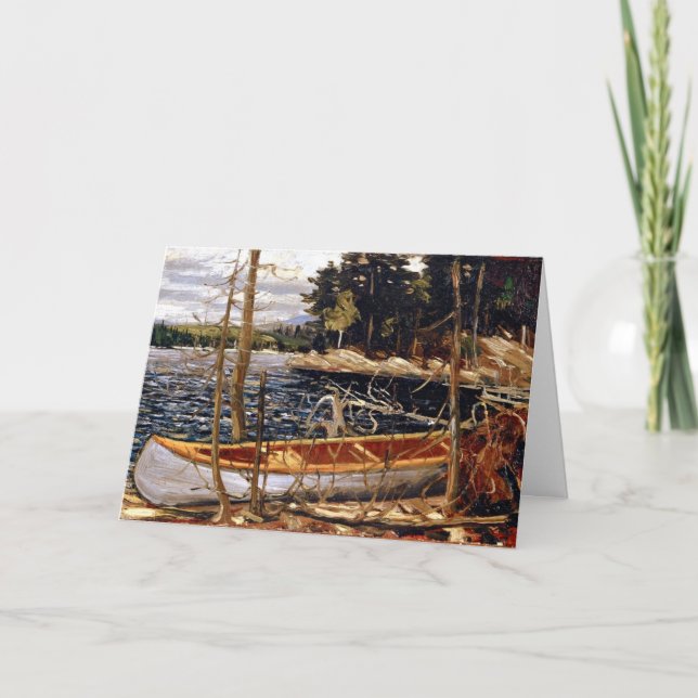 Tarjeta Tom Thomson - La Canoa (Anverso)