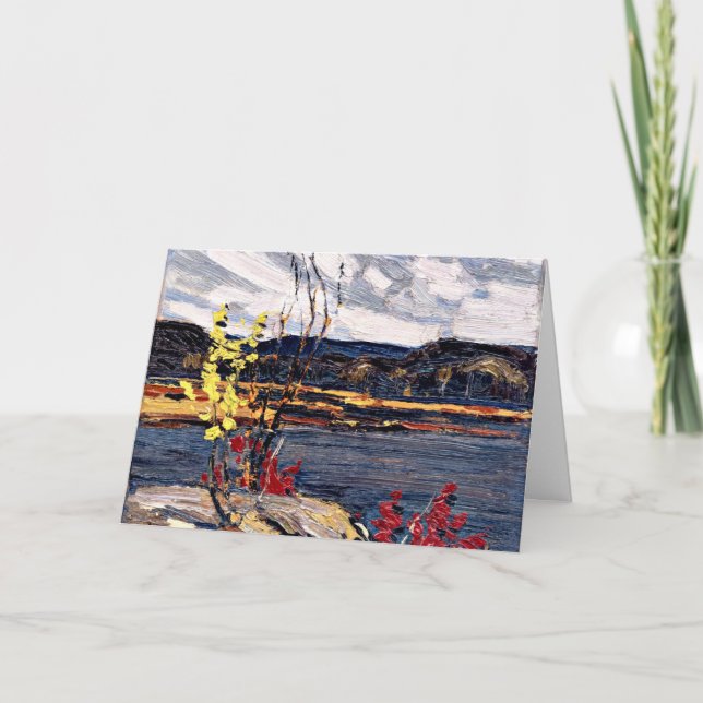 Tarjeta Tom Thomson - Otoño, Parque Algonquin (Anverso)