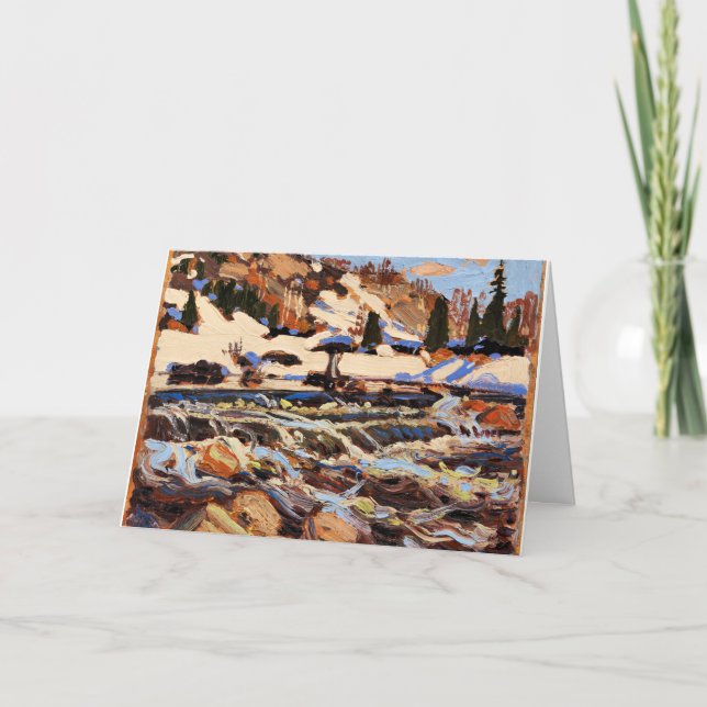 Tarjeta Tom Thomson - Rapids (Anverso)