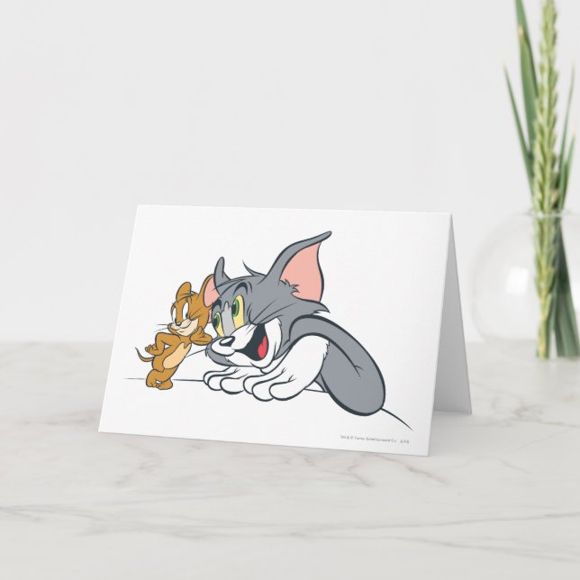 Tarjeta Tom y Jerry Best Buds (Anverso)