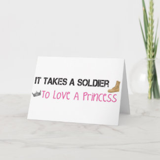 Tarjeta Toma a un soldado para amar a una princesa