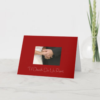 Tarjeta Tomados de la mano