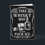 Tarjeta Tomaré mi whisky solo porque por hielo<br><div class="desc">Tomaré mi whisky solo porque por hielo</div>