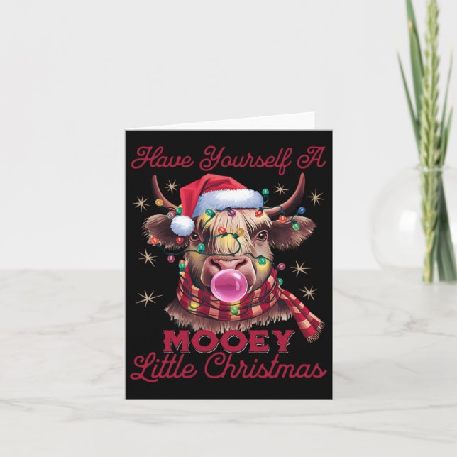 Tarjeta Tómate Navidades Mooey (Anverso)