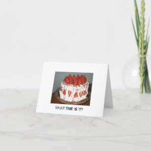 Tarjeta Tómate tu pastel y comértelo también