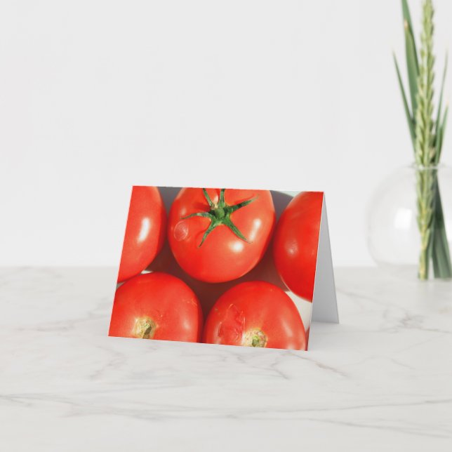Tarjeta Tomates rojos Notecard (Anverso)