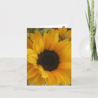 Tarjeta Tono Notecard del girasol