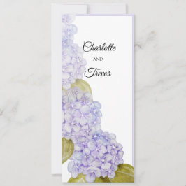 Tarjeta Tonos Hidránicos De Azul Violeta