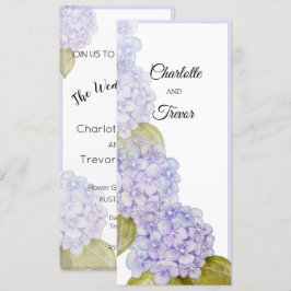 Tarjeta Tonos Hidránicos De Azul Violeta