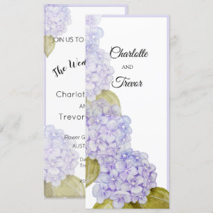 Tarjeta Tonos Hidránicos De Azul Violeta