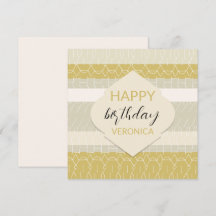 Tonos Rubor de mostaza nativos con patrón geométri