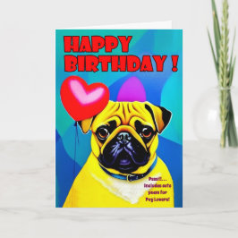 Tarjeta Tonto lindo del perro divertido