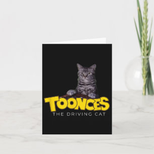 Tarjeta Toonces El Gato Conductor