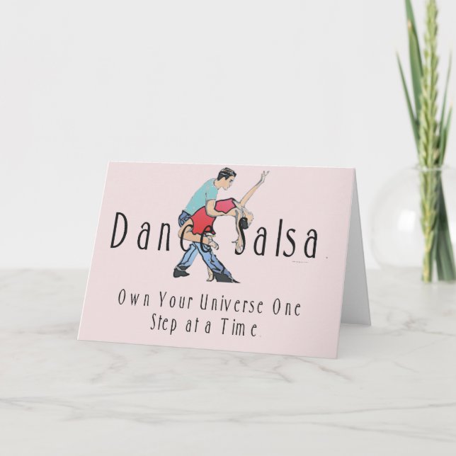 Tarjeta TOP Dance Salsa (Anverso)