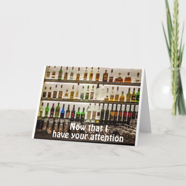 TARJETA **TOP SHELF** BIRTHDAY WISHES TO YOU BROTHER (Anverso)