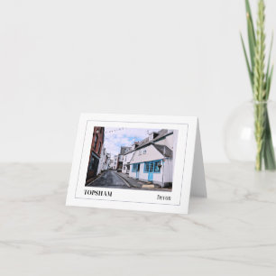 Tarjeta Topsham, Devon, Inglaterra