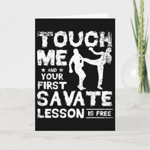 Tarjeta Tóqueme y su primera lección de Savate es gratis
