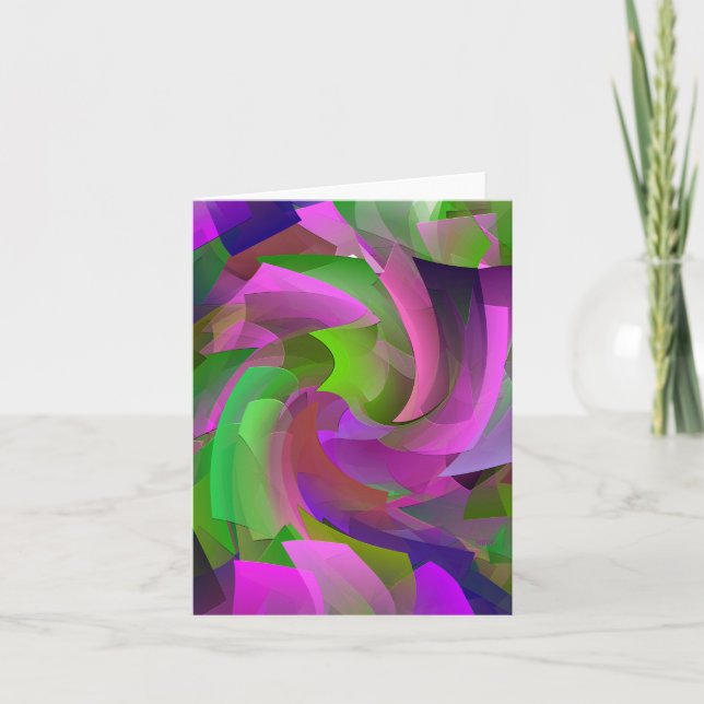 Tarjeta Torbellino de primavera...... (Anverso)