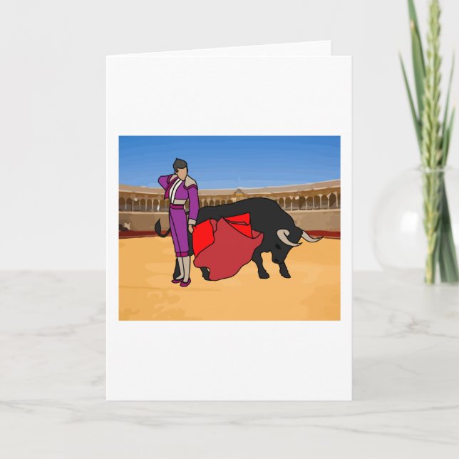 Tarjeta Torero Bull de Arena (Anverso)
